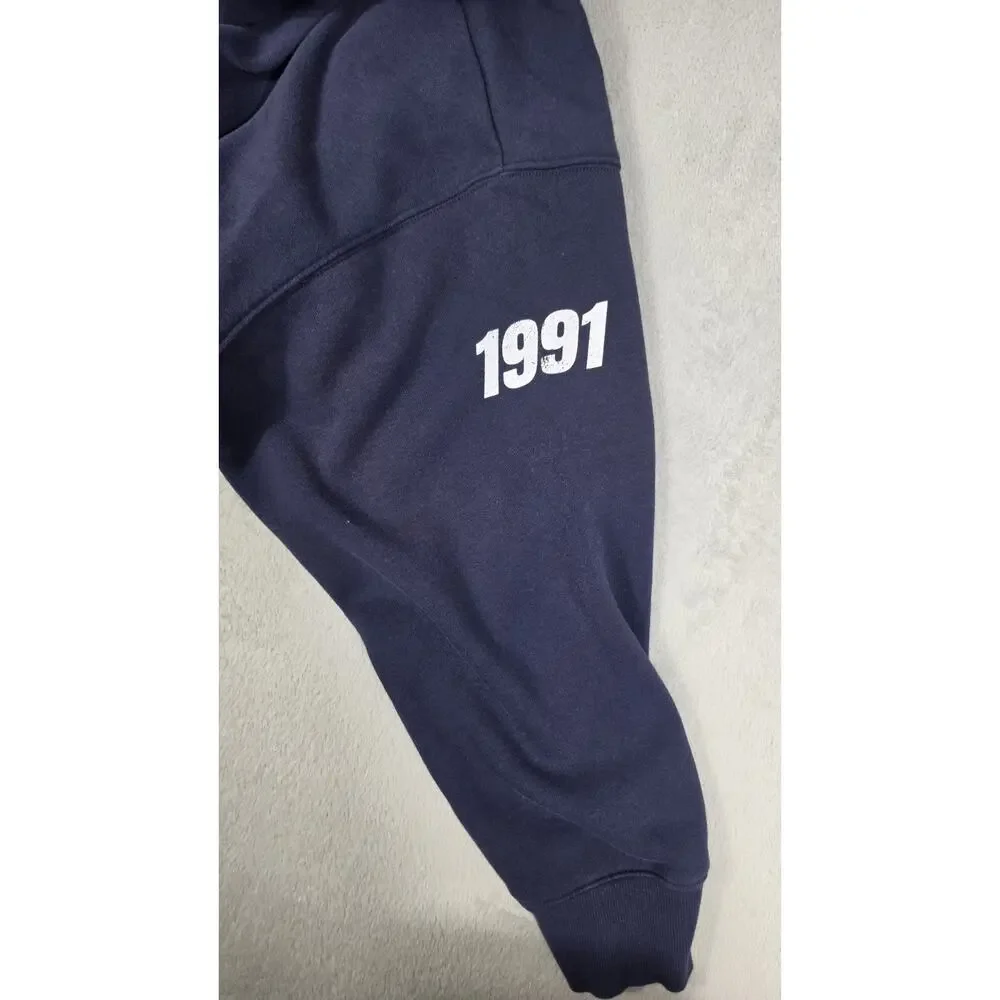 Wild Fable London Graphic Cropped Sweatshirt Women’s XL Blue Pullover - Picture 8 of 8